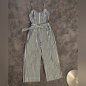 Rachel Roy striped jumpsuit size 10